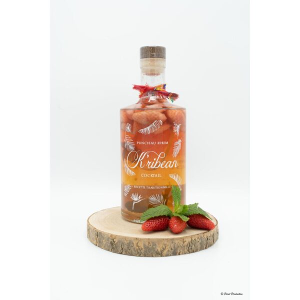 "Bouteilles de cocktails sur fond blanc" (Bottles of cocktails on white background)